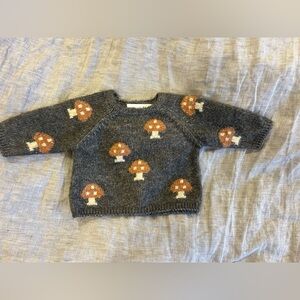 Zara mushroom sweater (0-1m)